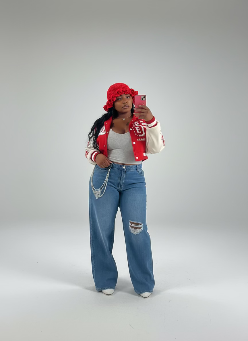 Catch me outside Varsity Bomber Jacket