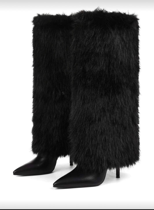 Fur me baby heels - Flavas Beautique flavas beautique