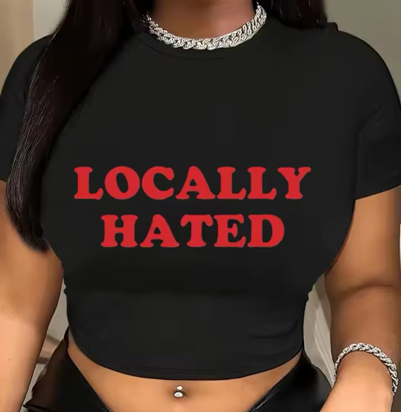 Locally hated tee - Flavas Beautique flavas beautique